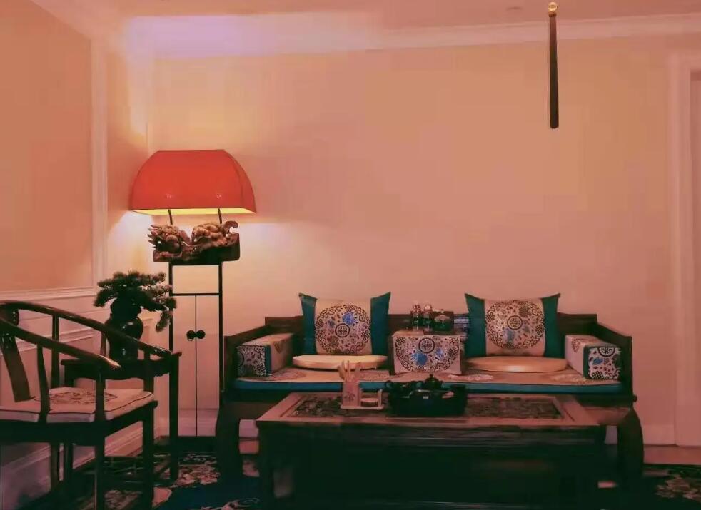 青岛市南区会所茶馆环境一角